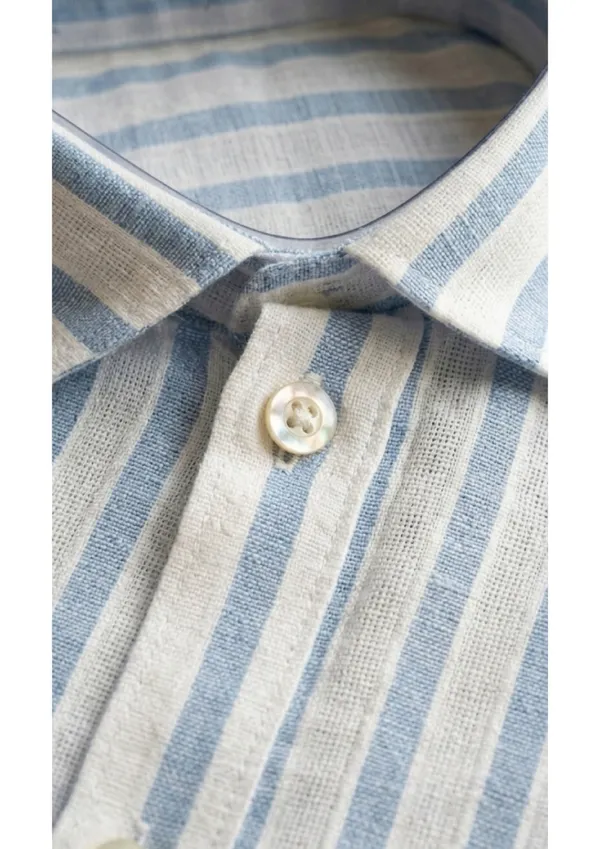 Title_Trends_Men's_Blue_and_white_Striped_Slim_Fit_Shirt