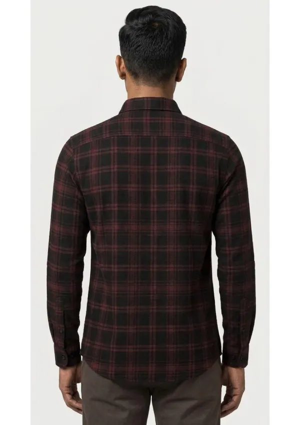 Title_Trends_Men's_Checked_Red_Full_Sleeves_Slim_Fit_Shirt