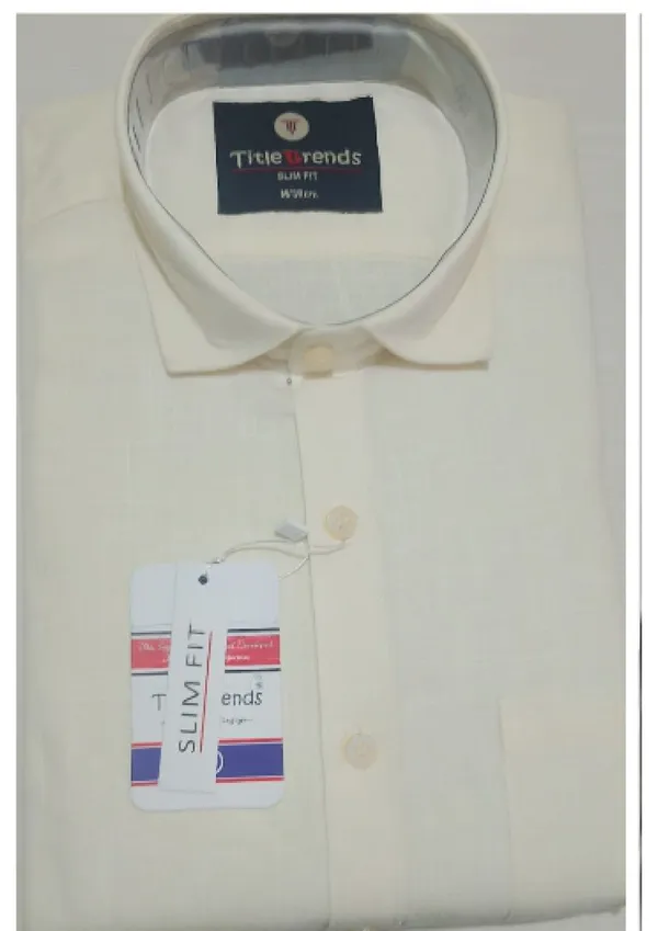 Title_Trends_Men's_Beige_(2)_Texture-Print__Slim_Fit_Shirt