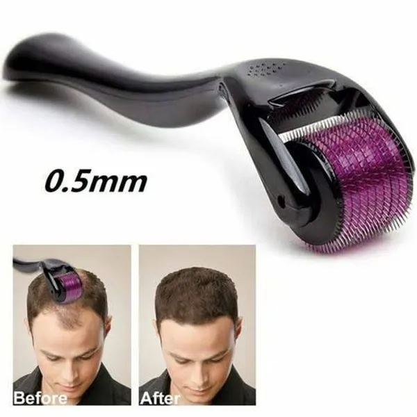 0.5Mm_Derma_Roller_And_Silicone_Shampoo_Massager_Brush_Set_2+2_Pack