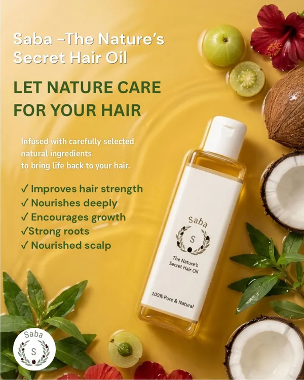 Saba_The_Nature'S_Secret_Hair_Oil_100%_Pure_And_Natural