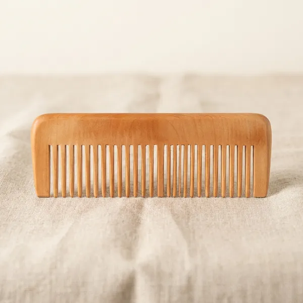 Wooden_Comb_Natural_Peach_Wood_Hair_Styling_Tool_Pack_Of_2