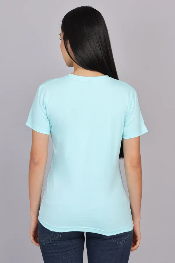 Mint_Blue_Premium_Crewneck_Pima_Cotton_Round_Neck_T_Shirt_For_Women
