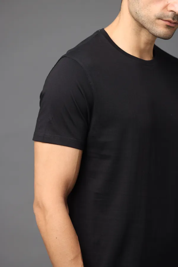 Classic_Black_Premium_Crewneck_Pima_Cotton_Round_Neck_T_Shirt_For_Men