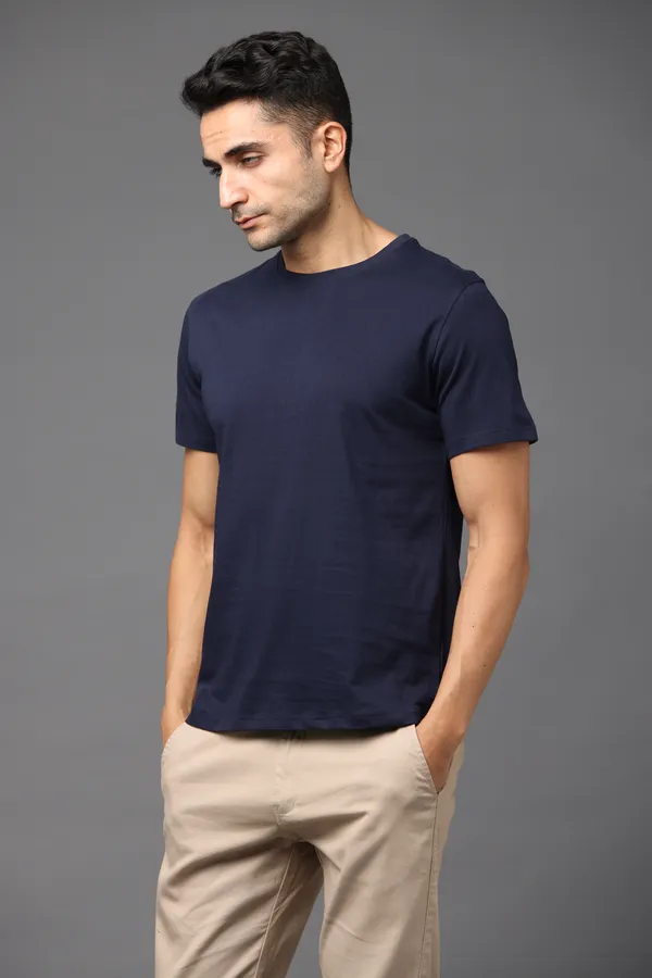 Midnight_Navy_Blue_Premium_Crewneck_Pima_Cotton_Round_Neck_T_Shirt_For_Men