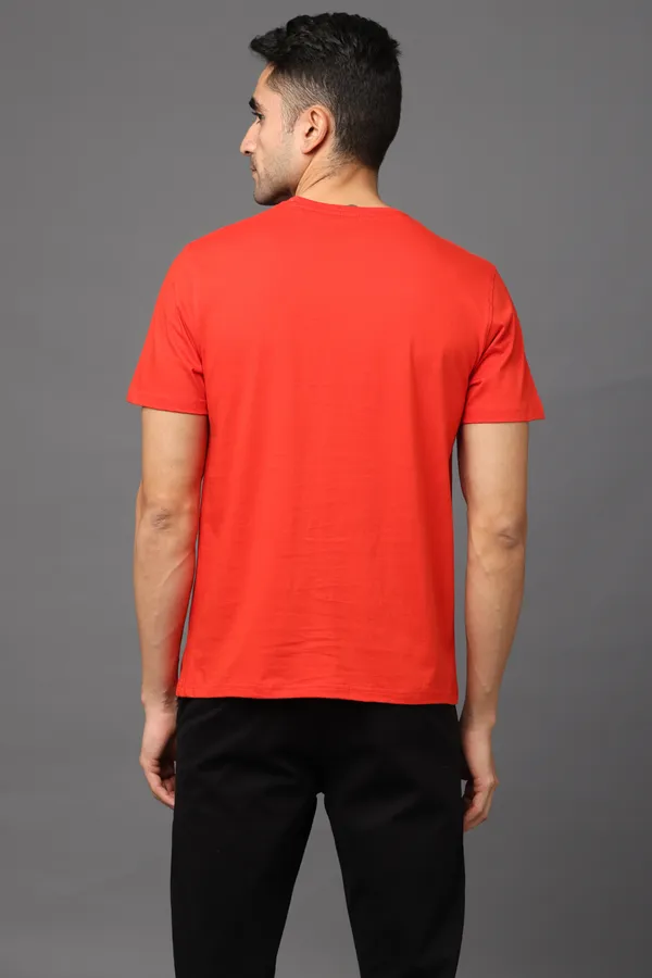 Red_Premium_Crewneck_Pima_Cotton_Round_Neck_T_Shirt_For_Men