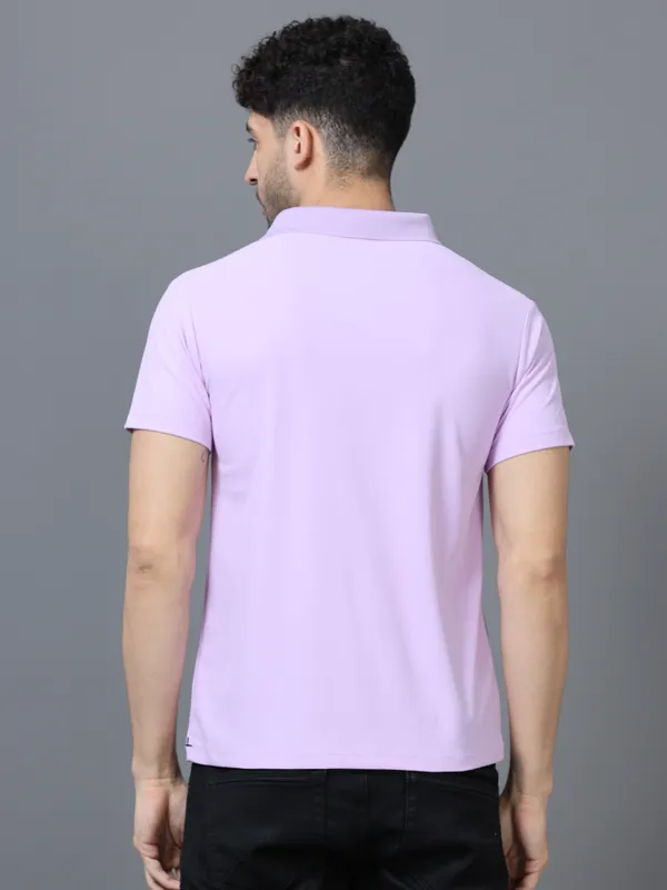 Lilac_Mars_200_Polyester_Polo_Neck_T_Shirt_For_Men