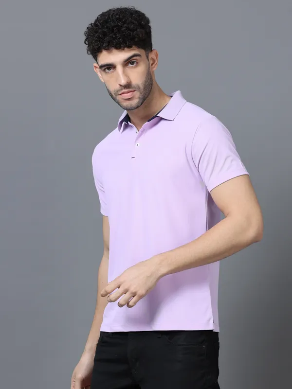 Lilac_Mars_200_Polyester_Polo_Neck_T_Shirt_For_Men