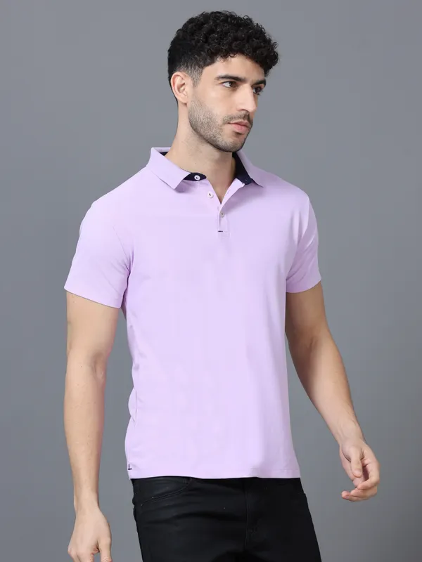 Lilac_Mars_200_Polyester_Polo_Neck_T_Shirt_For_Men