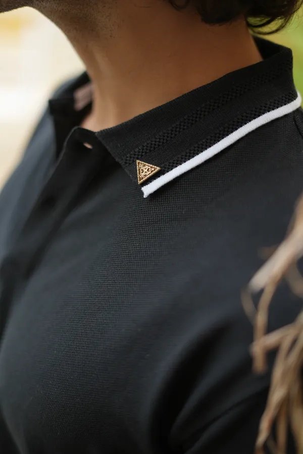 Classic_Black_Premium_Polo_Pima_Cotton_Polo_Neck_T_Shirt_For_Men