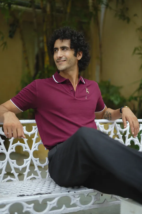 French_Wine_Premium_Polo_Pima_Cotton_Polo_Neck_T_Shirt_For_Men