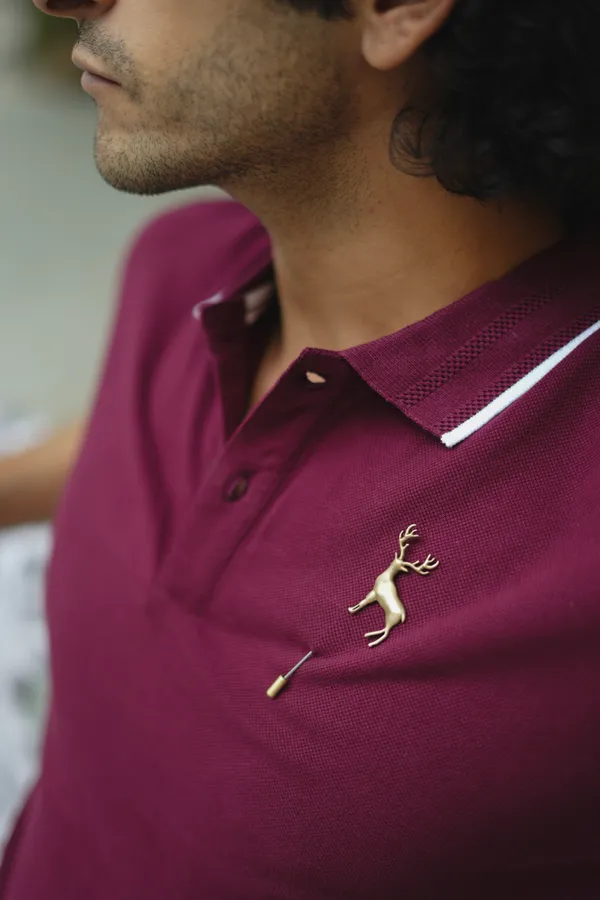 French_Wine_Premium_Polo_Pima_Cotton_Polo_Neck_T_Shirt_For_Men