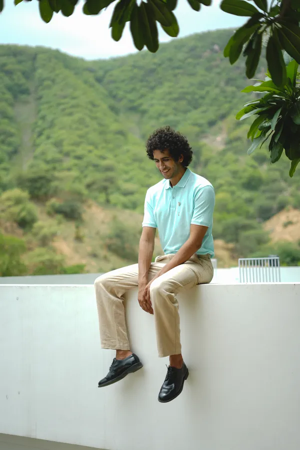 Mint_Blue_Premium_Polo_Pima_Cotton_Polo_Neck_T_Shirt_For_Men