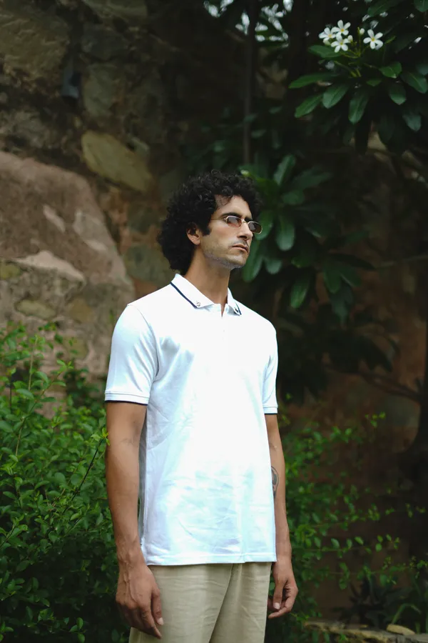 White_Premium_Polo_Pima_Cotton_Polo_Neck_T_Shirt_For_Men