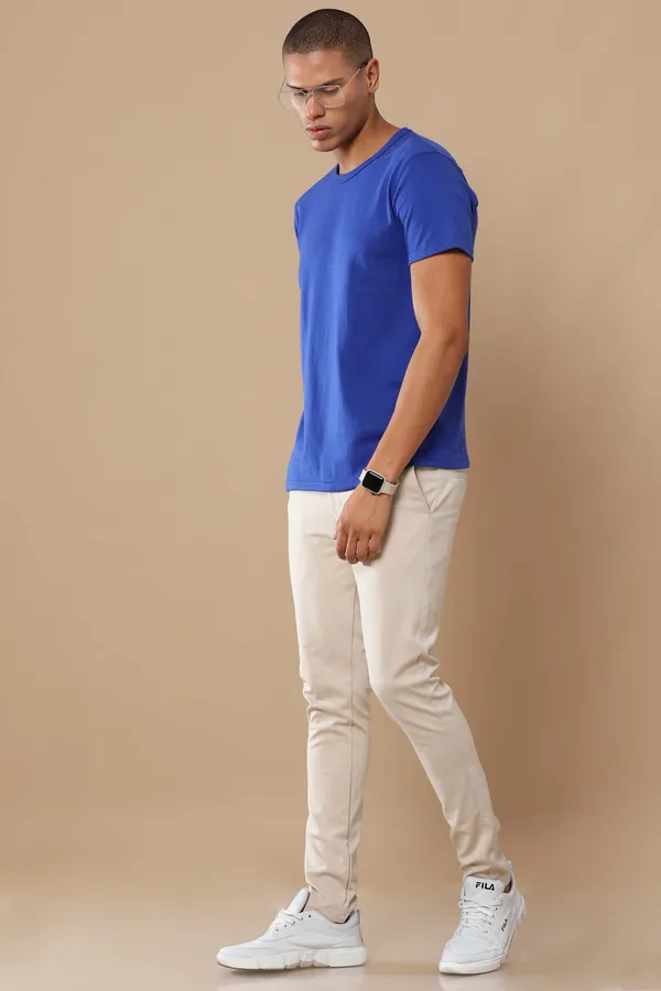 Blue_Sustainable_Crewneck_Cotton_And_Polyester_Round_Neck_T_Shirt_For_Men