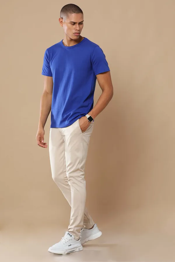 Blue_Sustainable_Crewneck_Cotton_And_Polyester_Round_Neck_T_Shirt_For_Men