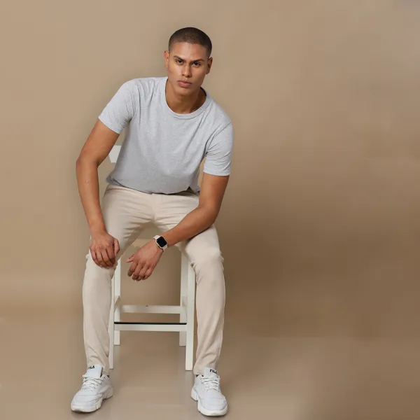 Grey_Sustainable_Crewneck_Cotton_And_Polyester_Round_Neck_T_Shirt_For_Men