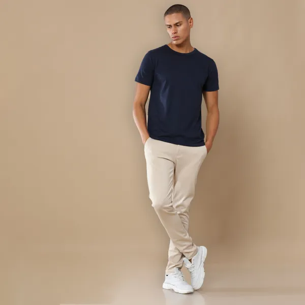 Navy_Blue_Sustainable_Crewneck_Cotton_And_Polyester_Round_Neck_T_Shirt_For_Men