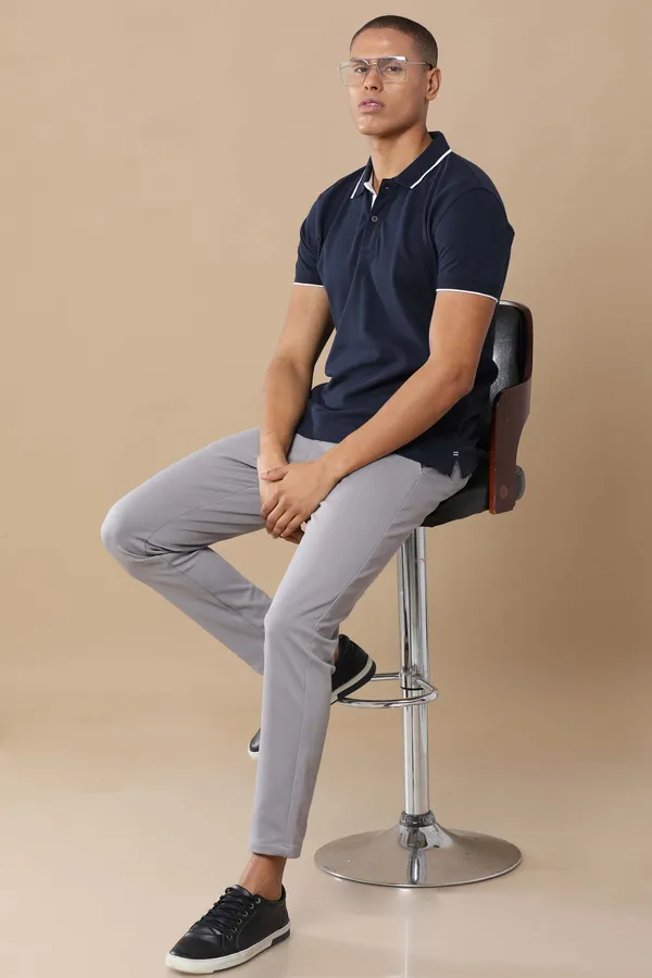 Navy_Blue_Sustainable_Jacquard_Cotton_And_Polyester_Polo_Neck_T_Shirt_For_Men