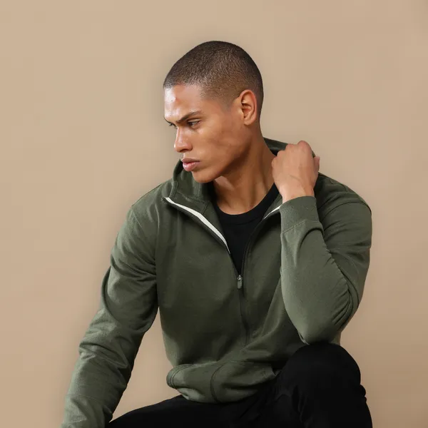 Olive_Green_Cotton_2_In_1_Zipper_Hoodies_For_Men