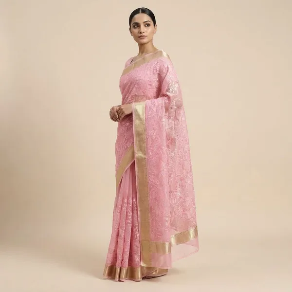 Pink_Pure_Kanchipuram_With_Traditional_Zari_Border_In_Lavender_Silk_Saree_For_Women