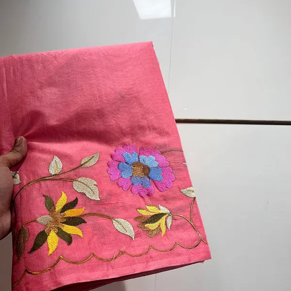 Pink_Embroidered_Blend_With_Floral_Motifs_Silk_Saree_For_Women