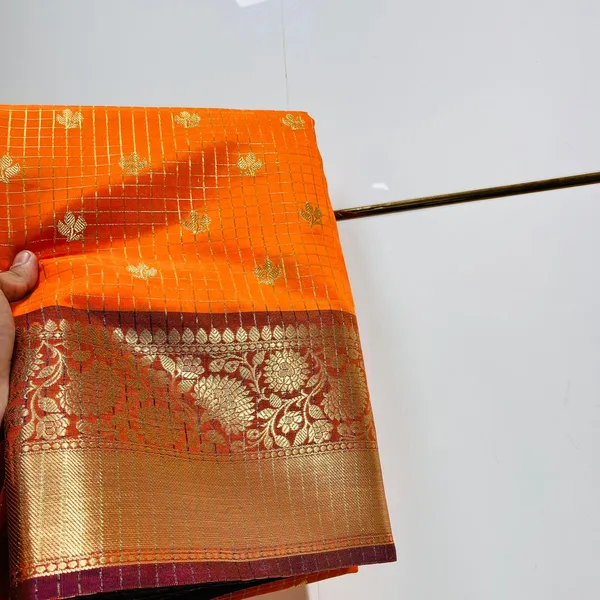 Orange_Traditional_With_Zari_Work_And_Maroon_Border_Silk_Saree_For_Women