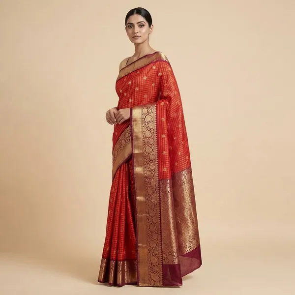 Orange_Red_With_Maroon_Traditional_With_Zari_Work___With_Pallu_Silk_Saree_For_Women