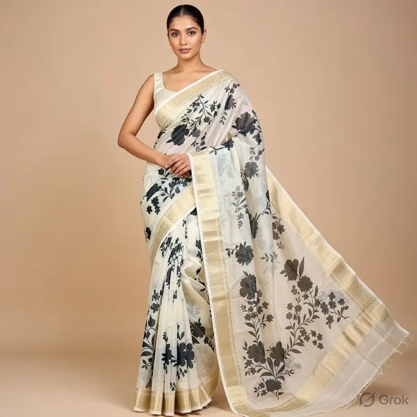 Tussur_Print_Sarees