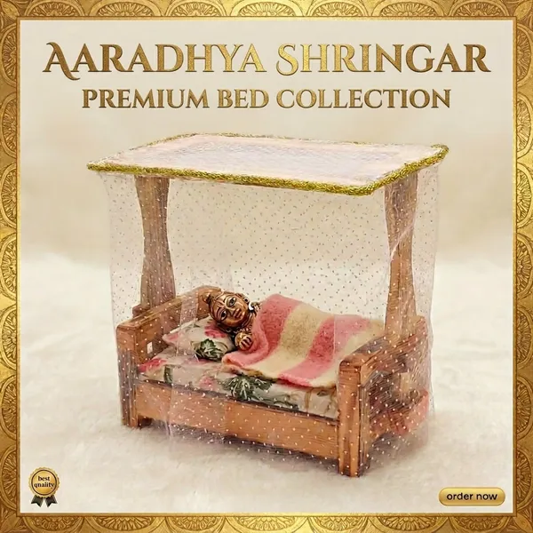 Miniature_Decorative_Canopy_Bed_Showpiece_With_Floral_Bedding_For_Pooja_Decor