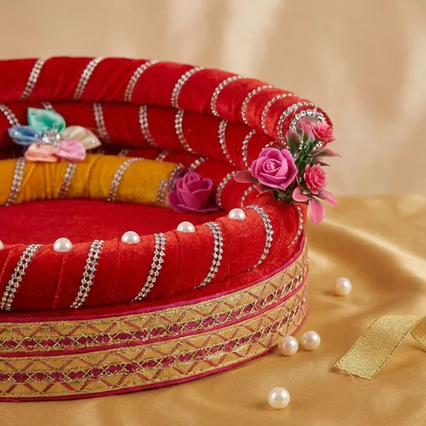 Handcrafted_Decorative_Ring_Cushion_RING_SINGHASAN_For_Pooja_Decoration
