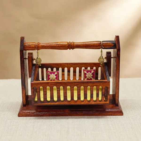 Traditional_Wooden_Jhula_LADDU_GOPAL_PALNA_With_Hanging_Bells_For_Pooja_Decoration