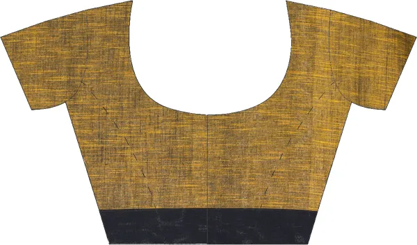 Deep_Brown_&_Black_Handloom_Premium_Quality_Khadi_Cotton_Saree_for_Women_With_Blouse