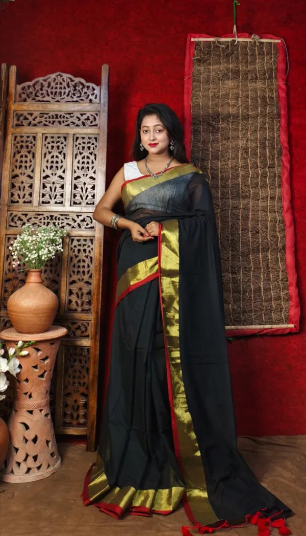 Handloom_Premium_Quality_Light_Weight_Soft_Mull_Cotton_Saree_for_Women
