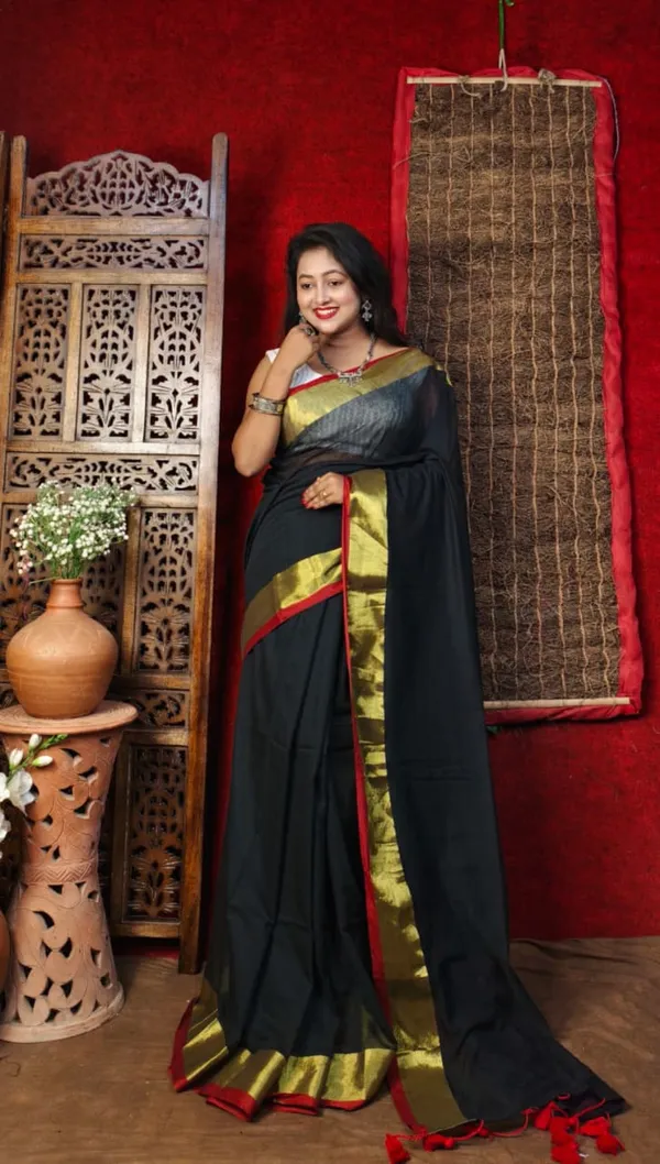 Handloom_Premium_Quality_Light_Weight_Soft_Mull_Cotton_Saree_for_Women