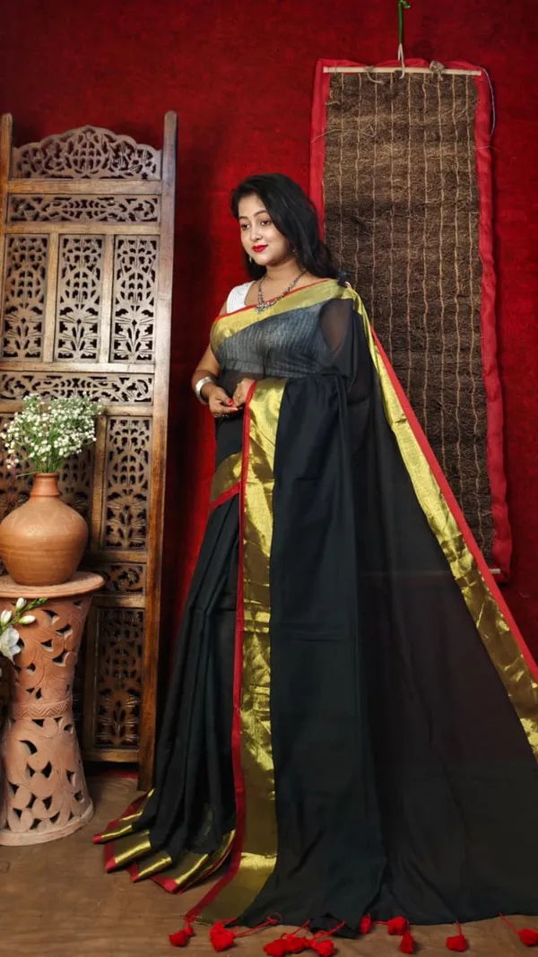 Handloom_Premium_Quality_Light_Weight_Soft_Mull_Cotton_Saree_for_Women