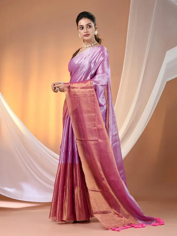 Plain_Bollywood_Tissue_Saree
