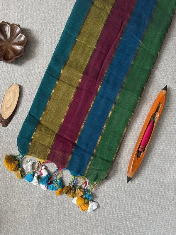 Striped_Premium_Quality_Light_Weight_Soft_Mull_Cotton_Saree_for_Women