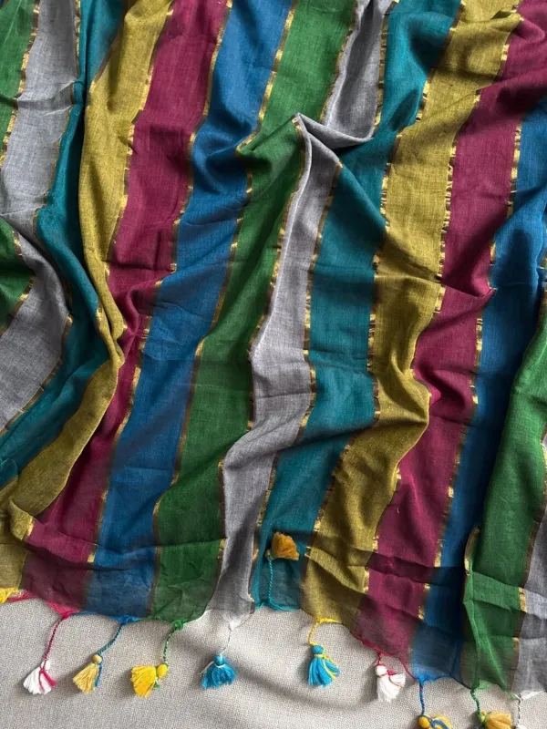 Striped_Premium_Quality_Light_Weight_Soft_Mull_Cotton_Saree_for_Women