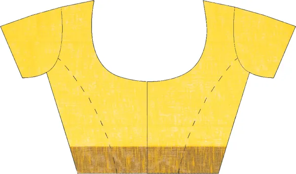 Yellow_Handloom_Premium_Quality_Khadi_Cotton_Saree_for_Women_With_Blouse
