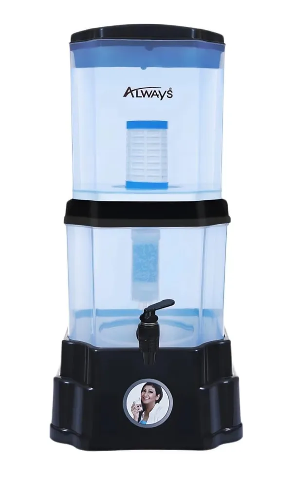 Black_Gravity_Water_Purifier_|_Uf_Minral_Pot_I_Uf_Technology_Based_|_Non-Electric_&_Chemical_Free_|_Counter_Top_|_5L_Top_+_5L_Bottom_Storage