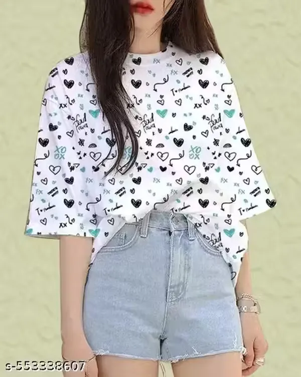 Latest_stylish_comfortable_for_women_Cotton_T-Shirt__(Y&F_11)