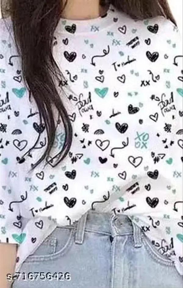 Latest_stylish_comfortable_for_women_Cotton_T-Shirt__(Y&F_11)