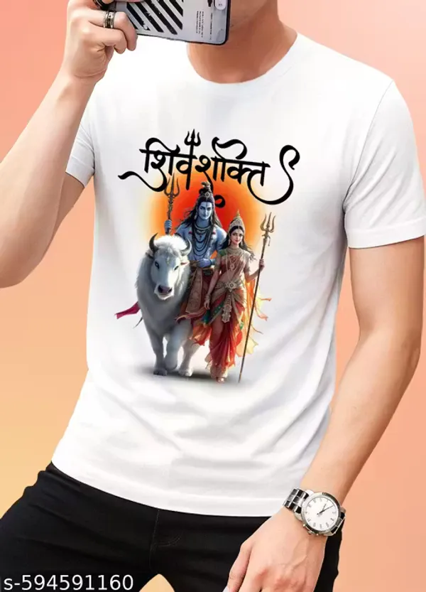 Shiv_Shakti_Printed_Polyester_T-Shirt_for_Men_|_Shiva_Parvati_with_Nandi_Graphic_Spiritual_Casual_Wear_|_White_Half_Sleeve_Soft_Tee