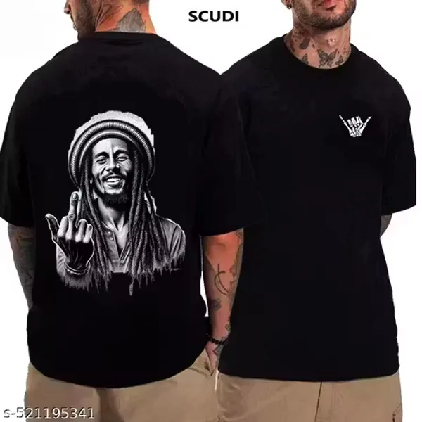 Trendy_Black_Colour_Printed_Half-sleeve_T-shirts_for_Men
