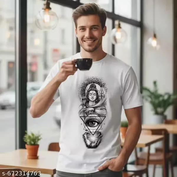 White_Mahadev_Shiv_Graphic_Print_Cotton_Blend_Dri_Fit_Regular_Fit_Cotton_T-Shirt__for_Men_Gym_Casual_Wear