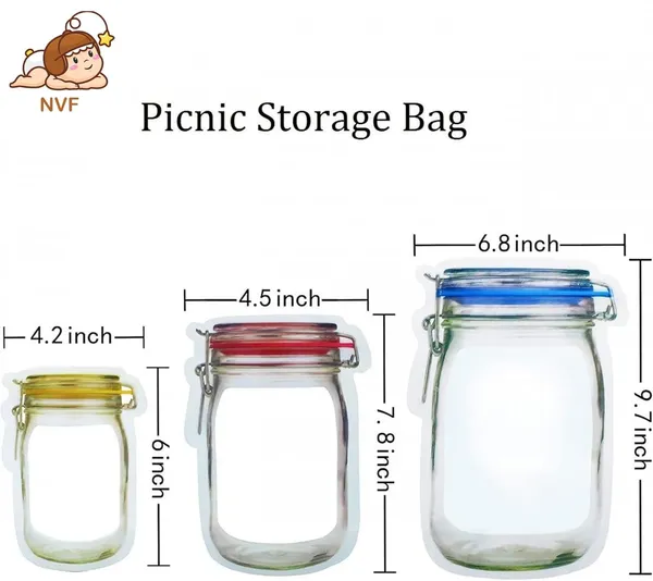 Reusable_Food_Storage_Bags_With_Airtight_Seals_For_Freshness_Preservation_Featuring_Durable_And_Leak_Resistant_Materials_For_Convenient_Food_Storage_And_Organization
