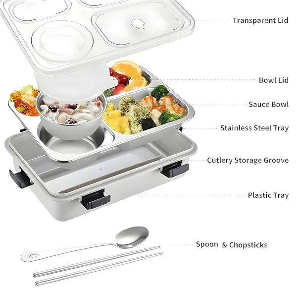 4_Section_Steel_Lunch_Box_Durable_Stainless_Steel_Bento_Box_With_Lid