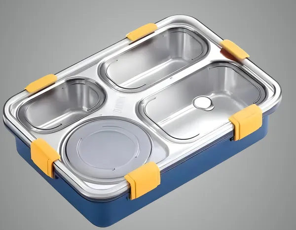 4_Section_Steel_Lunch_Box_Durable_Stainless_Steel_Bento_Box_With_Lid