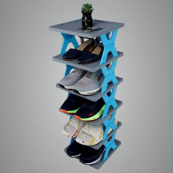 Foldable_Smart_Shoe_Rack_Multifunctional_Entryway_Storage_Stand_With_Collapsible_Design_Free_Standing_Organization_Solution_For_Shoes